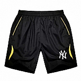 Men's New York Yankees Black Gold Stripe MLB Shorts,baseball caps,new era cap wholesale,wholesale hats